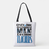 男性の先生のトートバック トートバッグ (裏面)