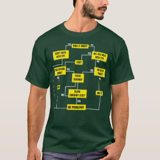 男性の問題解決表 Tシャツ
