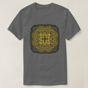 男性の基本的な神聖な幾何学 Tシャツ