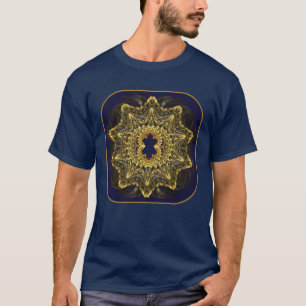 男性の基本的な神聖な幾何学 Tシャツ