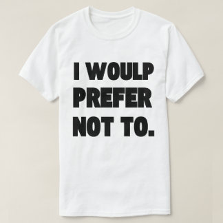 男性の基本的なTシャツ私は好まない。 Tシャツ