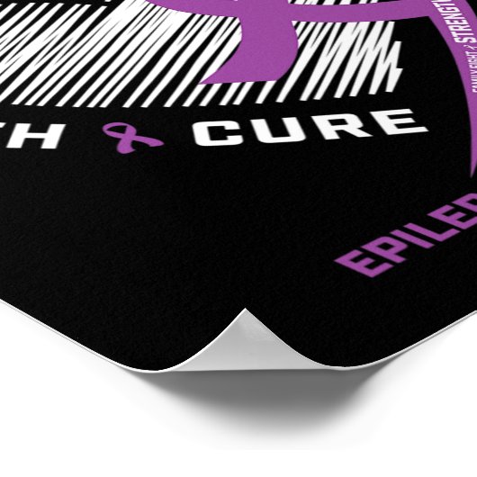 男性の女性の子供I衣服パープルIm戦闘機てんかん ポスター (角)