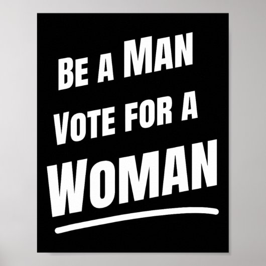 男性の女性への投票 – Harris 2024 - Kamala H ポスター (正面)
