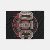 男性の女性キッズotc血統レスリングローマンファンM フリースブランケット (正面(横))