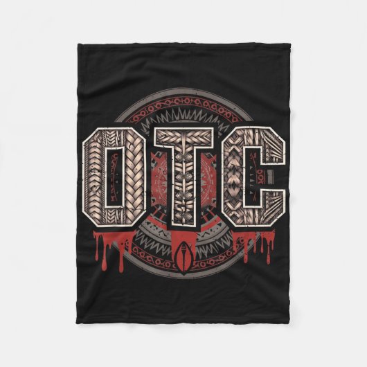 男性の女性キッズotc血統レスリングローマンファンM フリースブランケット (正面)