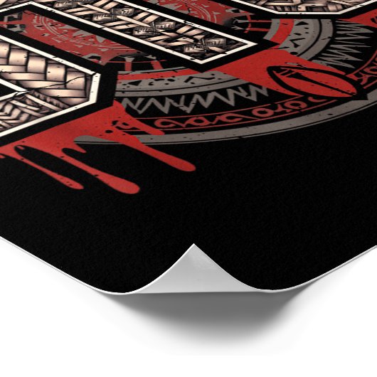 男性の女性キッズotc血統レスリングローマンファンM ポスター (角)