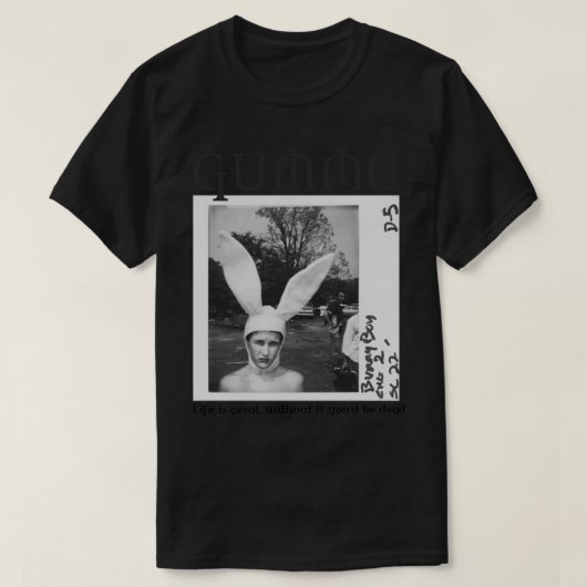 男性の女性グムモギフト音楽ファンのための Tシャツ (デザイン正面)