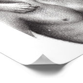 男性の抱擁キャンバスの印刷 ポスター (角)