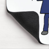 男性の棒の姿のナース媒体の皮 マウスパッド (コーナー)