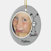 男性の棒の姿の体操のオーナメント セラミックオーナメント (右)