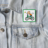 男性の棒の姿の競輪選手のTシャツおよびギフト 缶バッジ (インサイチュ)