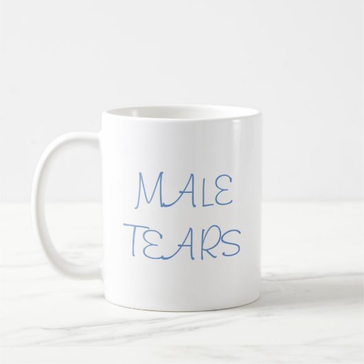 男性の涙 コーヒーマグカップ (左)