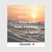 男性の漁師ステッカー シール (シート)