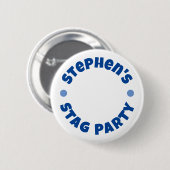 男性の独身パーティー写真ボタン バッジ (正面&裏面)