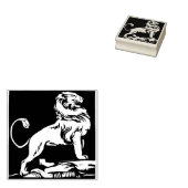 男性の獅子芸術の切手 ラバースタンプ (押印)