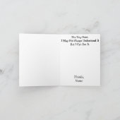 男性の眼科医サンキューカード カード (内部)