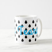 男性の破損 コーヒーマグカップ (正面右)