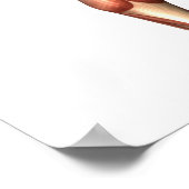 男性の筋肉システムの解剖学、バックビュー ポスター (角)