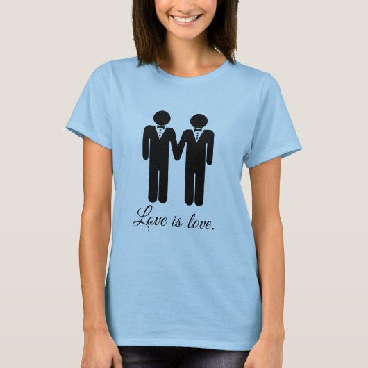 男性の結婚愛.png tシャツ (正面)