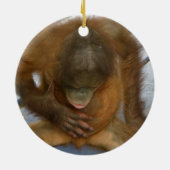 男性の解剖学の冗談 セラミックオーナメント (裏面)