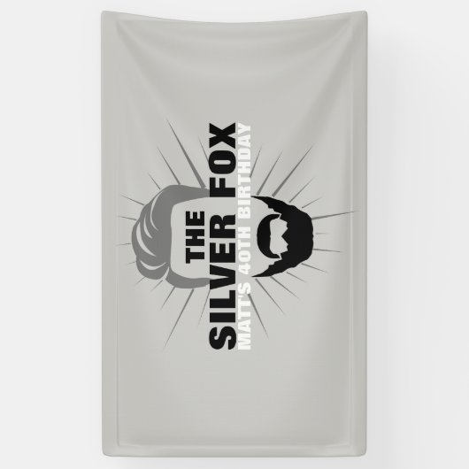 男性の誕生日の背景バナー 横断幕 (縦)