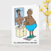 男性の誕生日カード カード (黄色い花)