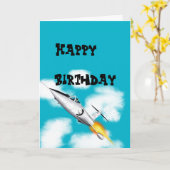 男性の誕生日カード カード (黄色い花)