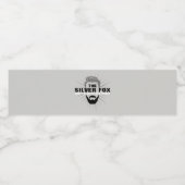 男性の誕生日パーティーの水瓶ラベル ペットボトルラベル (シングルラベル)