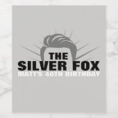 男性の誕生日パーティーワインボトルラベル ワインラベル (シングルラベル)