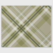 男性の贈り物はオリーブとベージュのプラ男らしイド ラッピングペーパー (フラット)