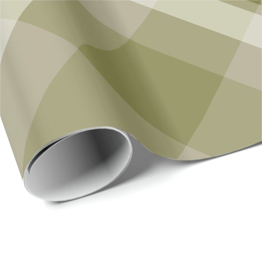 男性の贈り物はオリーブとベージュのプラ男らしイド ラッピングペーパー (ロールコーナー)