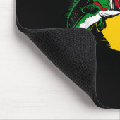 男性の釣り人マタイ4-19聖書クリスチャンの釣り マウスパッド (コーナー)