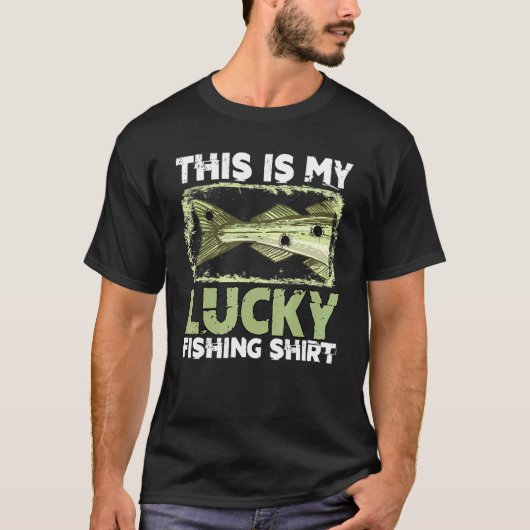 男性の釣り 私は言う 釣り人 アクセサリー パパ G Tシャツ (正面)