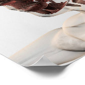 男性の顔の筋肉の解剖学的側面 ポスター (角)