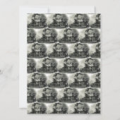 男性の50歳の誕生日パーティー招待状 招待状 (裏面)