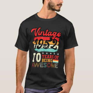 男性の70歳の誕生日 70歳になる かっこいい誕生日アイデア Tシャツ