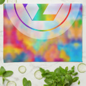 男性のAntahkarana -ヤンAntahkarana キッチンタオル (折り畳み)