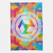 男性のAntahkarana -ヤンAntahkarana キッチンタオル (縦)