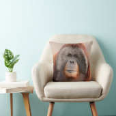 男性のSumatranのオランウータンの野性生物の枕 クッション (椅子)