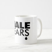 男性はコーヒーカップを引き裂きます コーヒーマグカップ (正面右)