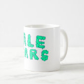 男性はマグを引き裂きます コーヒーマグカップ (正面右)