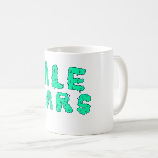 男性はマグを引き裂きます コーヒーマグカップ (正面右)