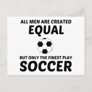 男性は同等に作ったが、サッカー素晴らし遊は ポストカード