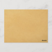 男性は女性の平等を尊重する ポストカード (裏面)