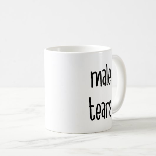 男性は男女同権主義のコーヒー・マグを引き裂きます コーヒーマグカップ (正面右)