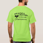 男性は病気ではない – Unite & Fight Tシャツ (裏面)