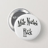 男性は石を看護します 缶バッジ (正面&裏面)