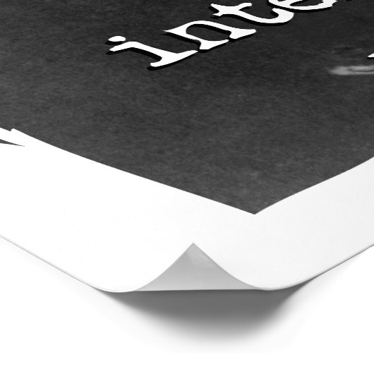 男性は私に不機嫌ポー引用文 ポスター (角)