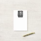 男性は私に不機嫌ポー引用文 ポストイット (デスク上)