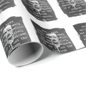 男性は私に不機嫌ポー引用文 ラッピングペーパー (ロールコーナー)